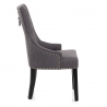 Silla Madera Tela - Ascot Gris Oscuro