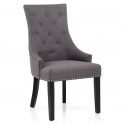 Silla Madera Tela - Ascot Gris Oscuro