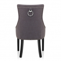 Silla Madera Tela - Ascot Gris Oscuro