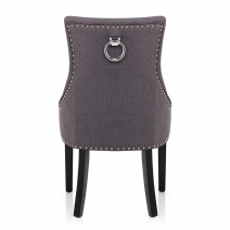 Silla Madera Tela - Ascot Gris Oscuro