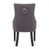 Silla Madera Tela - Ascot Gris Oscuro