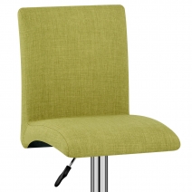 Taburete Tela Cromado - Deluxe High Back Verde