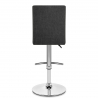 Taburete Tela Cromado - Deluxe High Back Metal