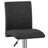 Taburete Tela Cromado - Deluxe High Back Metal