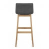 Taburete Madera Tela - Drift Gris Oscuro