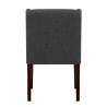 Silla Tela Nogal - Chatsworth Metal