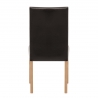 Silla Cuero Regenerado Madera - Chicago Roble Marrón
