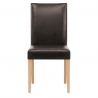 Silla Cuero Regenerado Madera - Chicago Roble Marrón