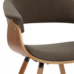Silla Tela Madera - Grafton Metal