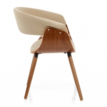 Silla Tela Madera - Grafton Crema