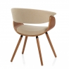 Silla Tela Madera - Grafton Crema