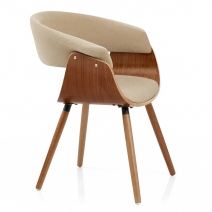 Silla Tela Madera - Grafton Crema