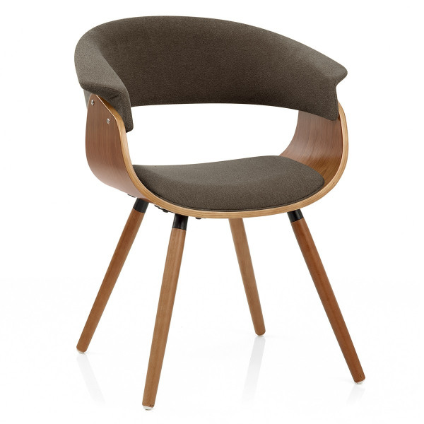 Silla Tela Madera - Grafton Marrón Silla Tela Madera - Grafton Marrón