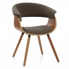 Silla Tela Madera - Grafton Marrón