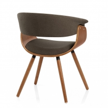 Silla Tela Madera - Grafton Marrón