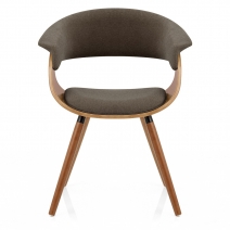 Silla Tela Madera - Grafton Marrón