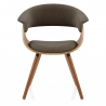 Silla Tela Madera - Grafton Marrón