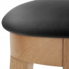Taburete Roble - Ikon Negro