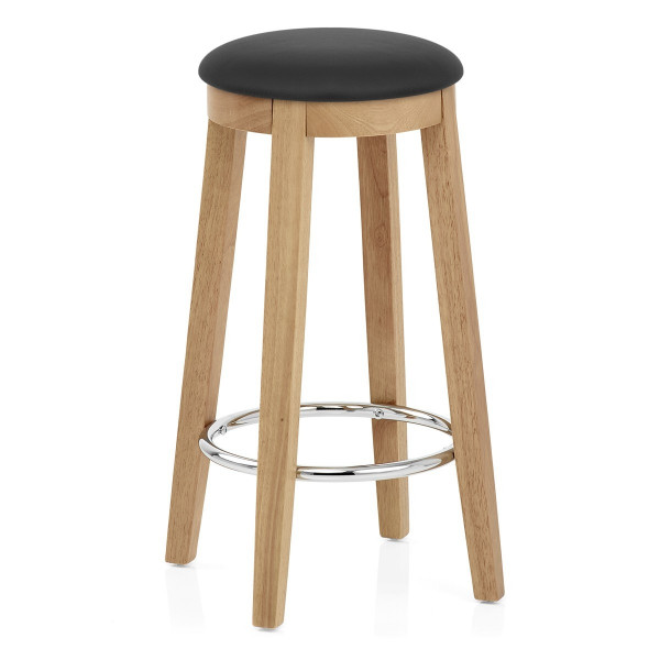 Taburete Roble - Ikon Negro Taburete Roble - Ikon Negro