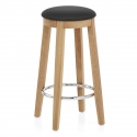 Taburete Roble - Ikon Negro