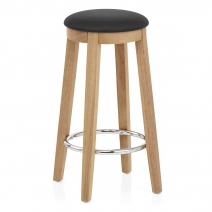 Taburete Roble - Ikon Negro