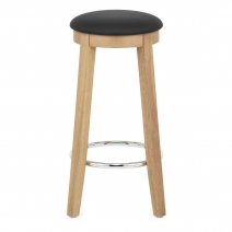 Taburete Roble - Ikon Negro