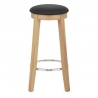 Taburete Roble - Ikon Negro
