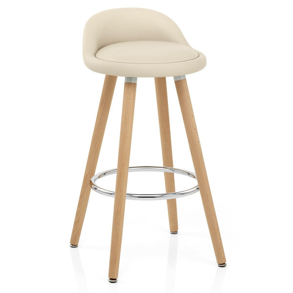 Taburete Madera - Jive Crema Taburete Madera - Jive Crema