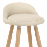 Taburete Madera - Jive Crema