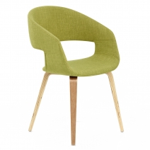 Silla Tela Madera - Marcus Verde