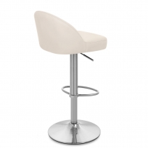 Taburete Polipiel Satinado - Mimi Crema