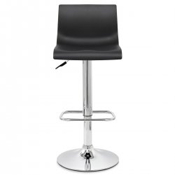 Taburete Plástico Cromo - Serena Metal