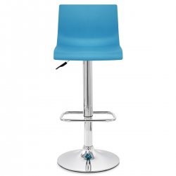 Taburete Plástico Cromo - Serena Metal