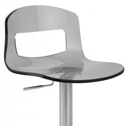 Silla de Bar Plástico Satinado - Stardust Transparente