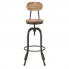 Taburete Madera Clara - Vintage Swivel
