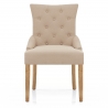 Silla Tela Madera - Verdi Crema
