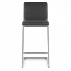 Taburete Polipiel Satinado - Ace Negro