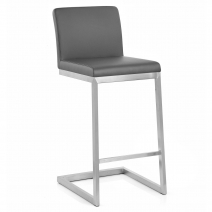 Taburete Polipiel Satinado - Ace Metal