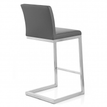 Taburete Polipiel Satinado - Ace Metal