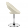 Silla Polipiel Cromo - Clementina Crema