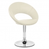 Silla Polipiel Cromo - Clementina Crema