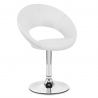 Silla Polipiel Cromo - Clementina Blanco
