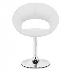 Silla Polipiel Cromo - Clementina Metal