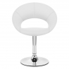 Silla Polipiel Cromo - Clementina Blanco
