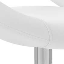 Silla Polipiel Cromo - Clementina Blanco