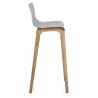 Taburete Madera Resina - Drift Alto Metal