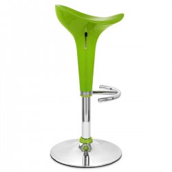 Taburete Plástico Cromo - Gloss Coco