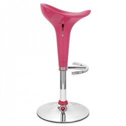 Taburete Plástico Cromo - Gloss Coco