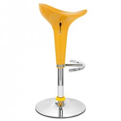 Taburete Plástico Cromo - Gloss Coco