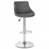 Taburete Polipiel Cromo - Stitch Metal